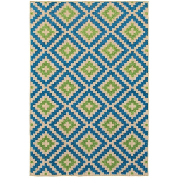 Oriental Weavers Cayman 2063Z 2x4 Rectangle - Sand/ Blue-Polypropylene C2063Z056100ST - main